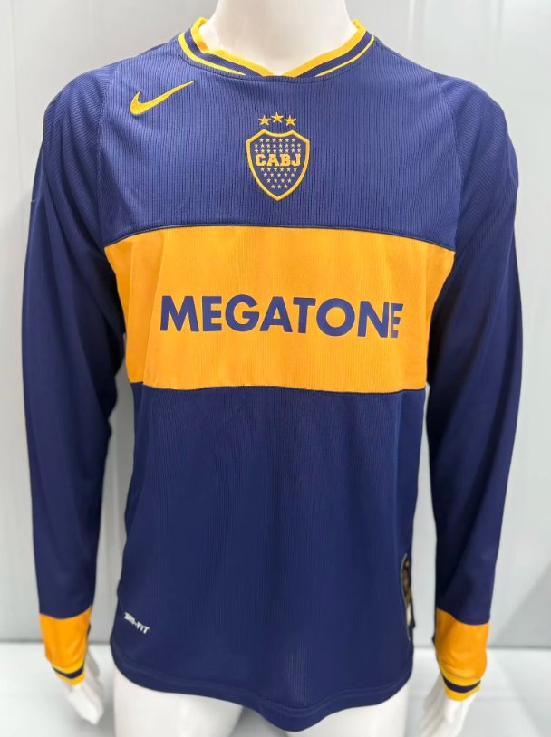 AAA Quality Boca Juniors 06/07 Home Long Soccer Jersey